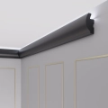 Schwarze Stuckleiste LED Premium OL-3